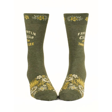 Frequently Childlike Often Immature M-Crew Socks